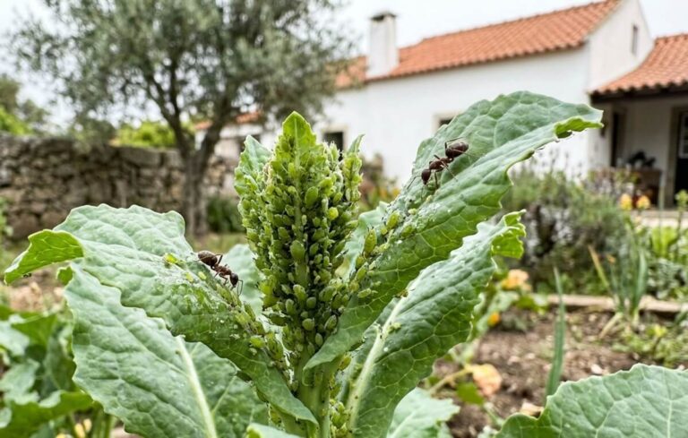 Afídeos na horta: como identificar e que danos provocam nas hortícolas