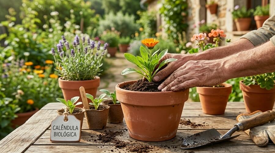 Como cultivar flores comestíveis em vasos no clima mediterrânico de Portugal
