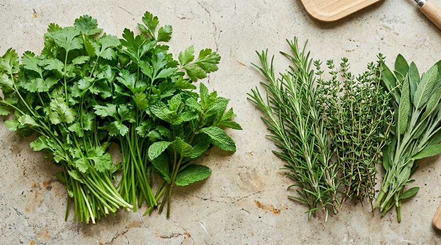 Como conservar ervas aromáticas frescas por mais tempo 1 Comparação de métodos para conservar ervas aromáticas frescas dependendo da sua estrutura