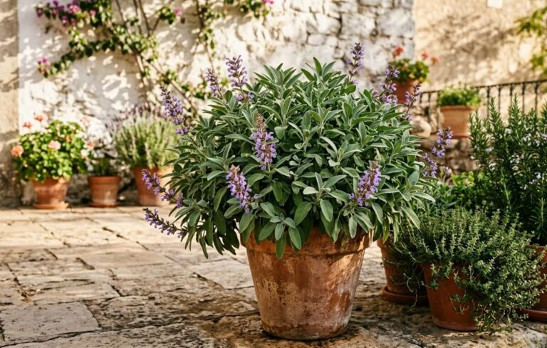 Cultivar sálvia na horta: sementeira, poda e todos os usos