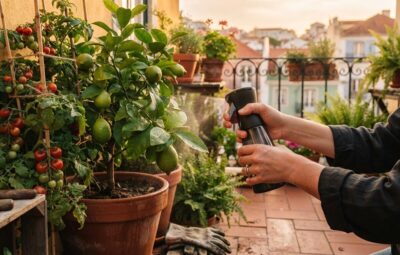 Início 1 Óleo de verão na horta: como proteger as plantas de cochonilhas e ácaros sem queimar as folhas